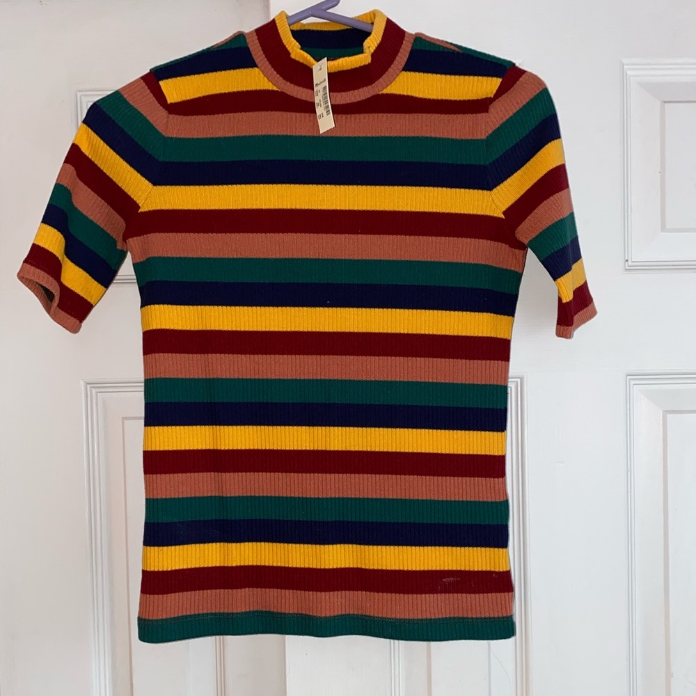 New multi color Madwell sweater tee